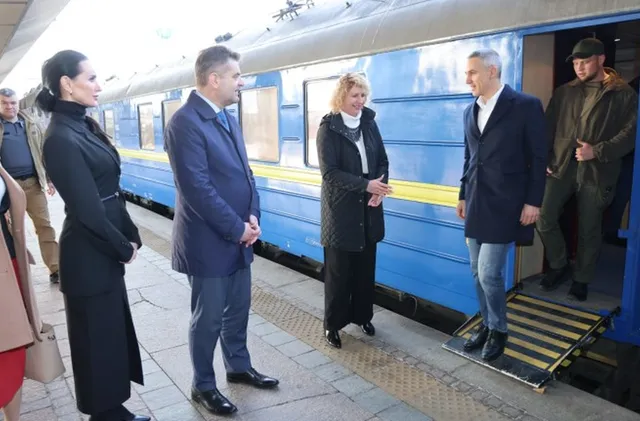 Андрей Гюров с министри е на посещение в Украйна