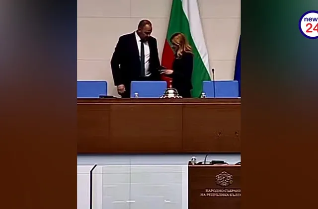 Страстни опипвания в пленарна зала между шефката на НС и депутата Петър Стойчев (ВИДЕО)