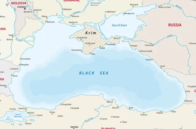 Украински удари с дронове блокираха корабоплаването в Азовско море 